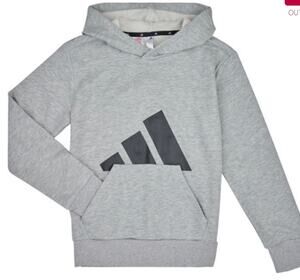 adidas Baby Boy Gray Fleece Hoodie Full Zip Sweatshirt Jacket (4T) with Pocket